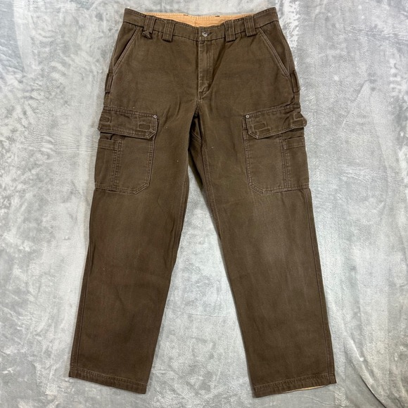 Duluth Trading Co Other - Duluth Trading Co Relaxed Fit Cargo Work Pants Mens Size 38x36 Brown Workwear